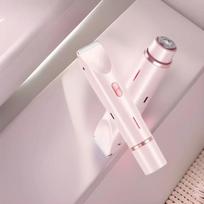 Shaver Ladies Private Parts Double Head Wet and Dry Hair Removal Machine Baby Haircut Scraper Shaving Machine rožinė