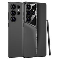 Samsung S25Ultra Instantly Transformed Into Porsche Mobile Phone Case Blade S25u Ultra Thin All Inclusive Matte Protective Case Suitable For SM-S25Ultra black