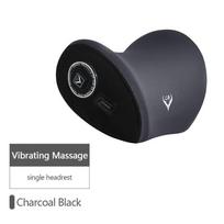Car Electric Massage Neck Pillow Cushion Vibration Headrest Support Lumbar Seat Back Cushion Vehicle Supplies Travel Assecories black