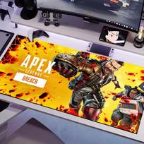Apex Legends Pelės Kilimėlis Įvairių Dydžių Didelis Kvadratinis Kompiuterio Biuro Žaidimų Stalo Kilimėliai Guminiai Neslystantys Pelės Kilimėliai 600x300x2mm white