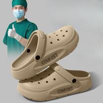 Medical Shoe Slippers Men's Shoes Anti-odor Shoes Anti-slip Shoes Wear-resistant Shoes 44-45 tamsios kavos spalvos