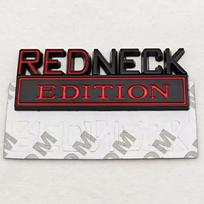 REDNECK Edition 3D Emblem Sticker Badge Fender Funny Decals Car Truck Replacement Door Decoration for Universal Car SUV black