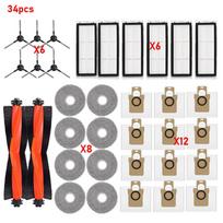 For Dreame Bot L30 Ultra L20 Ultra X20 Pro Robot Vacuum Hepa Filter Main Side Brush Mop Cloth Dust Bag Replacement Accessories as the picture