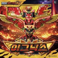 Metal Cardbot W IGNYX Transforming Robot Action Figure Toy 001 Metal Cardbot W IGNYX~Figure Toy red