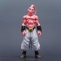 27cm Fateful Showdown: Majin Buu Standing Posture Model Action Figures Pvc Chassis Desktop Ornament Static Statue Collect Gifts pink