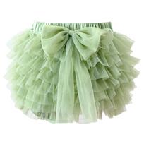 Fashion Tulle Mesh Tutu Fluffy Skirt Multi-Layer Ballet Dance Style Princess Ballet Skirt Fluffy Cake Skirt beige