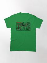 Pixies Silhouette Style Indie Rock Band Classic T-Shirt XL žalia