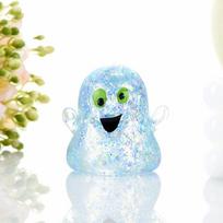 Halloween Party Pumpkin Ghost Glitter Squishy Balls Stress Relief Maltose Squeeze Toy Slow Rebound Decompression Sensory Toy gray