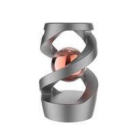 Decompression Educational Toy Hypnosis Rotary Gyro Desktop Stress Relief Metal Spinner Finger Gyroscope Gift For Kids Adults gray