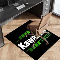 Kawasaki Ninja Printed Absorbent Washable Carpet, Non-Slip Bathroom Mats, Kitchen Rugs, Yoga Mat,Living Room Entrance, Camping Picnic Rugs 40cmx60cm brown