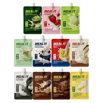 Mealit Protein Shake Pouch 11 Flavors Starter Pack 11 pcs 40g Ingredients: may be subject to change at the manufacturer’s | 11 pcs 40g
