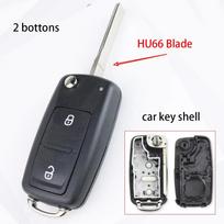 2 3 mygtukų automobilio raktų pakabuko dėklas korpusas Volkswagen Vw Beetle/Caddy/Eos/Golf/Jetta/Polo/Scirocco/Tiguan/Touran/Skoda/Seat original- 2 bottons gray