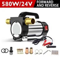 220V Electric DC 12V/24V Oil Pump Self Priming For Diesel Transfer Fuel Oil Well Water Pump 50L/min Forward And Reverse