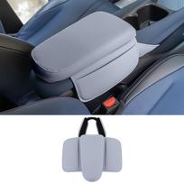 For BYD Seagull Dolphin Mini Surf  2024 2025 Car Central Armrest Heighten Increase Pad Cover Storage Box Anti-slip Protector mėlyna