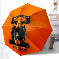 Spausdintas M-McLaren logotipas Sulankstomas skėtis, Lauko, Laisvalaikio ir Kelioninis skėtis, Patvarus skėčio audinys, Gimtadienio ir Šventės dovana Three-fold umbrella