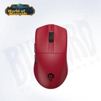 BLIZZARD YGK01 Official World of Warcraft Wireless Gaming Mouse, 2.4G Tri-Mode, 49g Lightweight Gaming Mouse - Tribe Red