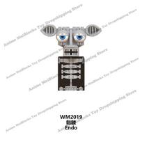WM6074 WM6097 Surinkimo mini kaladėlės FNAF žaidimo figūrėlė Chica Foxy Meškinas Bonnie Nightmare Berniukas Kūdikis Skeletas Thriller Žaislai dovana