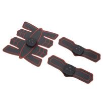 Intelligent Waist and Abdomen Sticks Muscle Trainer Fitness Instrument for Home Sport USB Rechargerable1 brown