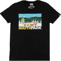 South Park Cartoon Men's Bus Stop Adult Short Sleeve Graphic T-Shirt XXXL įvairiaspalvis