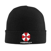 Resident Evils Beanie Hats  Bonnet Hats Men Women Cute Kpop Skullies Beanies Spring Custom Warm Soft Caps One Size black