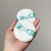 Sweetpourin - Makeup Powder Puff Light Blue Green white