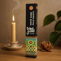 6x Incense Sticks White Sage Palo Santo – Tribal Soul