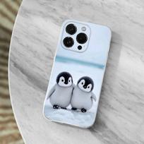 Cute Animal P-Pingu Penguin Case For iPhone Max,13,XR,SE,12,15,Pro,17,Plus,11,14,16,X,XS,Mini Transparent Soft Cover iPhone12mini white