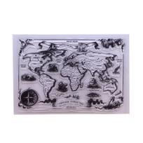 Clear Stamps Silicone Clear Stamp Seals Card Making Stamps 3D Scrapbooking Journaling Photo Journal Album Decors Stamps 1 gray
