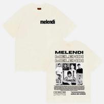 Rapper Melendi Gira 20 Anos Tour 2026 Merch T Shirts Men's Women Hip Hop Vintage Fashion Cotton Short Sleeve T-shirt Unisex Streetwear 5XL įvairiaspalvis