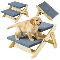Dog Ramp 2In1 Stairs Platform Steps 33 Cm Stable Wooden [M-Rampa3]