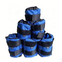 Weighted Sandbags for Running, Yoga, Fitness, and Rehabilitation Pair 1kg (each 0.5kg) mėlyna