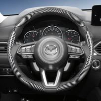 Tinka „Mazda“ anglies pluošto tekstūros vairo apdangalas su segmentuotu greito atleidimo dizainu, patvarus, skirtas „Cx-5“, „Cx-30“, „Mazda3“, „Cx-50“, „Cx-90“, „Mazda2“ gray