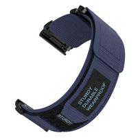 22mm 26mm Nylon Quick Fit Strap for Garmin Fenix 6X 6 Pro 7 7X Solar 5 5X Plus 3 3HR Tactix 7Pro Sport Quickfit Bracelet Band 26mm mėlyna