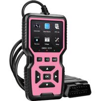 2025 Latest Obd2 Scanner Fault Code Reader and Eraser - Heavy Duty Vehicle Engine Fault Diagnostic Tool, Supports Real-Time Data Stream, I/M rožinė