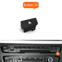 Car Dashboard Radio CD Player Button Digital Switch Control Buttons Cover Trim For BMW M3 M4 F20 F21 F22 F30 F32 F35 F34 F36