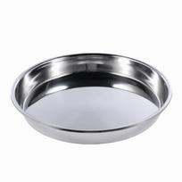 Rustproof Stainless Steel Pizza Pan Stainless Steel Stainless Steel Dining Dish  Restaurant 34cm