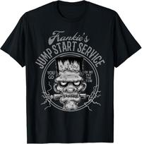Frankie's Jump Start Service Hot Rod Rat Rod Graphic Tee 130 gray