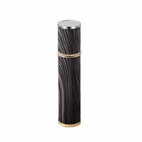 Portable 10ml Perfume Bottle Reusable Empty Atomizer Wood Grain Leather Spray Bottle  Outgoing juoda