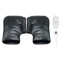 Motorcycle Heated Handlebar Muffs 3 Levels Setting Motorcycle Heating Warm Muffs USB Charging for Bicycle MTB Motorcycle Scooter juoda