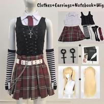 Misa Amane Cosplay Mirties Cosplay Kostiumas Debiutas Kasdienė Seksuali Suknelė Subkultūros Karoliai GothLoli Uniformos Apranga XL