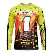 2027 TEAM BMX Motocross Jersey Enduro Moto MX Mountain Bike Downhill Cycling Custom Clothes XC DH - MTB Racing Gear M yellow