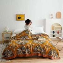 Šiaurietiškas laisvalaikio pledas medvilninė marlė sofos uždangalas vasarinė vėsi antklodė lovoms sofos rankšluostis minkštas boho dekoras lovos užtiesalas 150x200cm