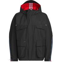 Adidas Originals X Ordinary People Collaboration FW24 Uti Parka Hooded Zip Comfortable Jacket Men Jacket Black JN5825 S black