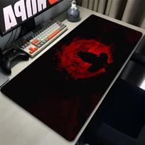 Japonija Šaunus Anime Pelės Padas Nešiojamasis Kompiuteris Raudonas Mėnulis Žaidimų Klaviatūros Kilimėlis XL N-narutoS Pelės Padas PC I-itachi Žaidėjas U-uchiha Spintelės Stalo Kilimėlis 600x300x2mm