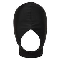 Adult Cover Balaclava Hood - Black Stretchy Face Mask with Mesh Panels, Motorcycle & Cosplay Accessory L black