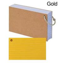 Binder Horizontal Line Memo Book Loose-Leaf Index Cards Flash Cards Small Revision Cards for Study Office NotePads beige