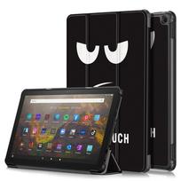 Tablets Case for  Fire HD 10 2023 Case Folding PU Leather Hard Plastic Magnetic Stand Case for Fire HD10 HD 10 2023 Cover For Fire HD 10 2023 gray