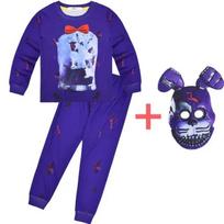 Naujas vaikiškas Fnaf Freddy Cosplay kostiumas Superherojus Kombinezonas Berniukams Mergaitėms Juokingas vakarėlis Helovinas Karnavalas Kostiumas Su 140 blue