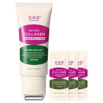 CKD Retino Collagen 300 Gua Sha Cream + Collagen Ampoule, 50ml, 1ml, 3 pads, 1 pcs pink