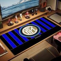 INTER Color Mouse Pad Large Gaming Table Cushion Non-slip Laptop Tablet Big Mousepad XXL Mat Mini PC Playmat With Lock edge 30cmx60cm(11.8x23.6inch) blue